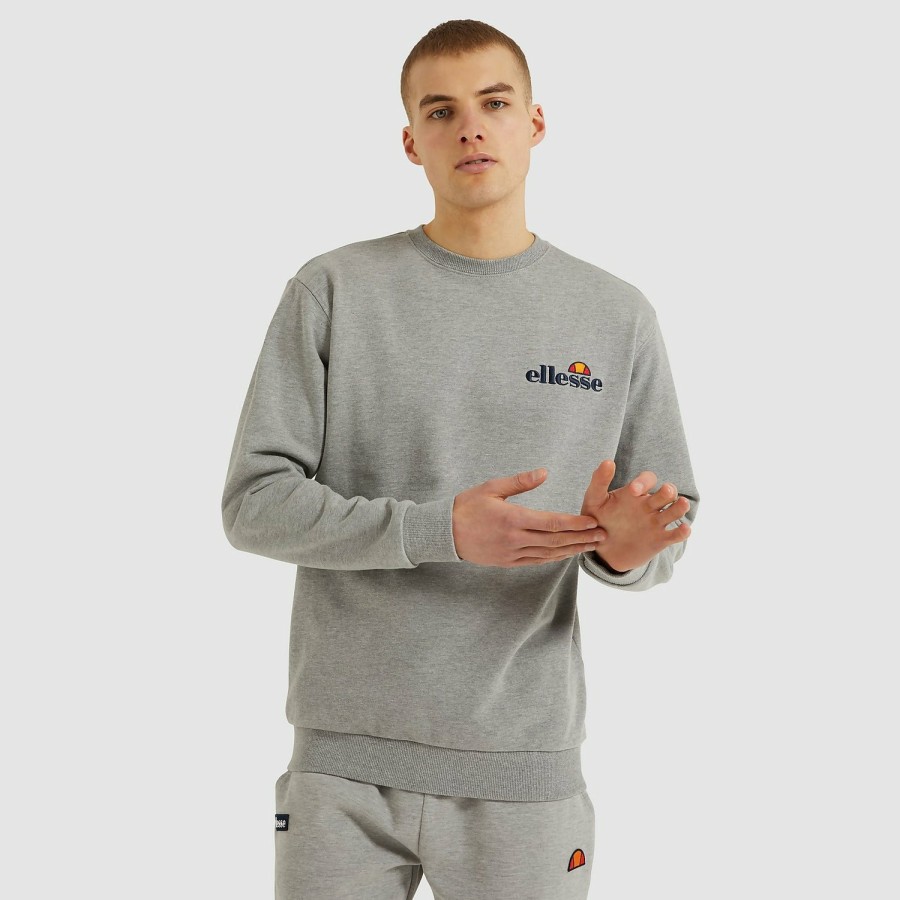 Ellesse Men'S Fierro Sweatshirt Grey | Hoodies & Sweatshirts