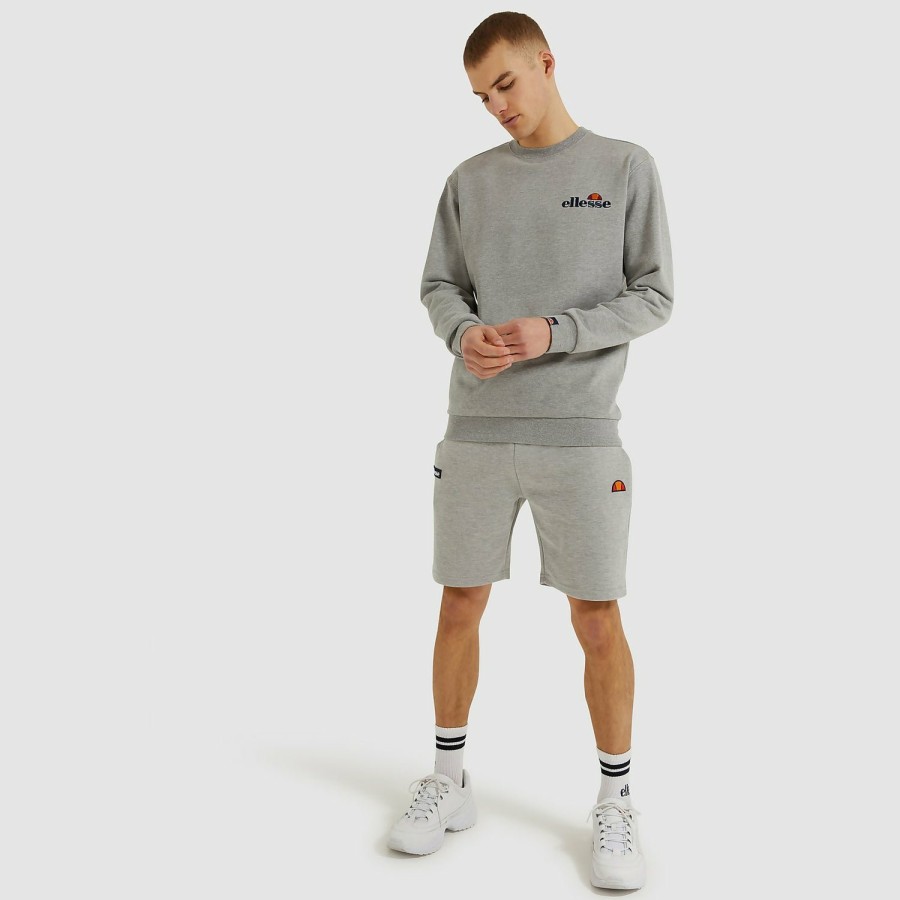 Ellesse Men'S Fierro Sweatshirt Grey | Hoodies & Sweatshirts