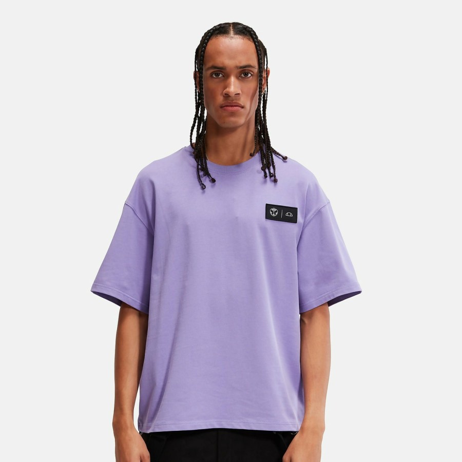 Ellesse Tomorrowland X Ellesse T-Shirt Purple | Tops