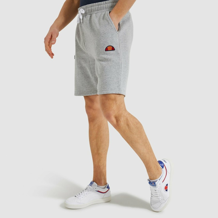 Ellesse Men'S Noli Fleece Shorts Grey Marl | Shorts