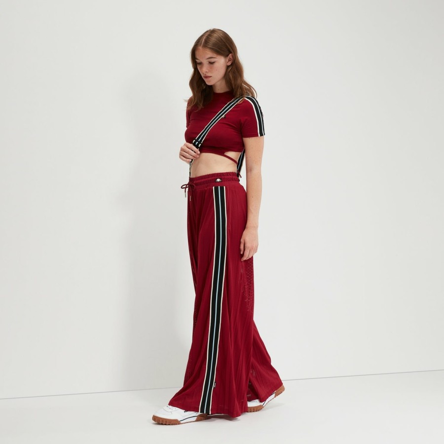 Ellesse Women'S Lillie Track Pant Burgundy | Tracktops & Tracksuits