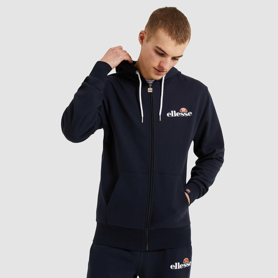 Ellesse Men'S Briero Hoody Navy | Hoodies & Sweatshirts