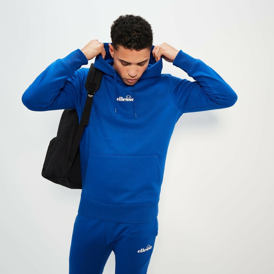 Ellesse Men'S Pershuta Oh Hoody Blue | Hoodies & Sweatshirts